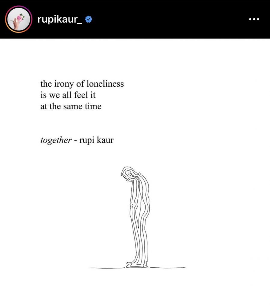 Rupi Kaur's poem - together